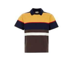 Versace Men Multicolor Cotton T-Shirt